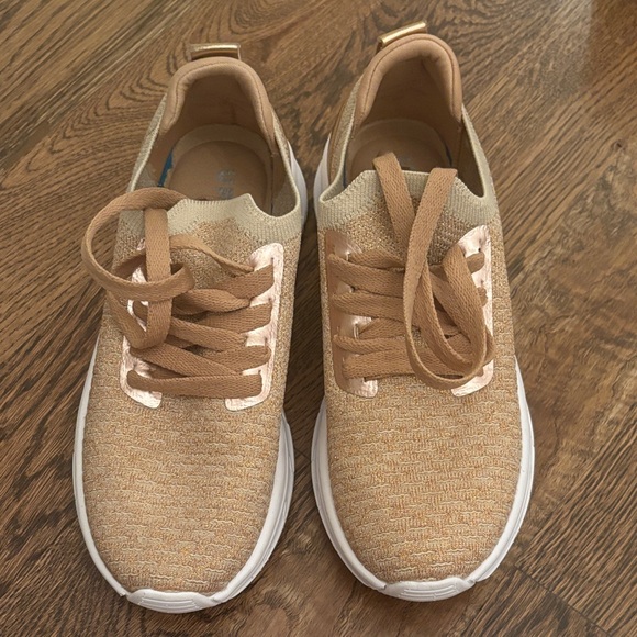 J Slides Shoes - Rose gold sneakers. EUC.